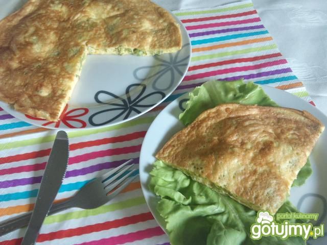 Omlet z brokułami 4 Omlet z brokułami 4