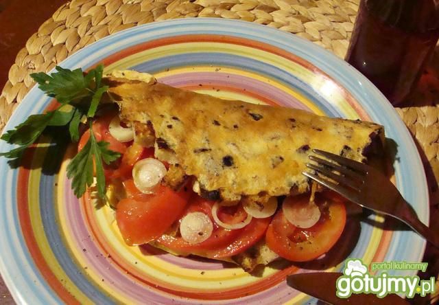 Omlet z chlebem  Omlet z chlebem