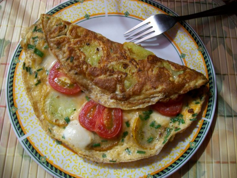 Omlet z cukinią Omlet z cukinią