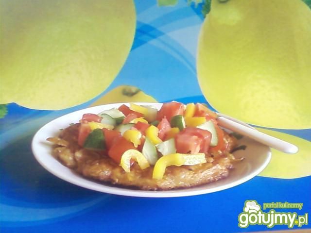 Omlet z fetą i warzywami. Omlet z fetą i warzywami.