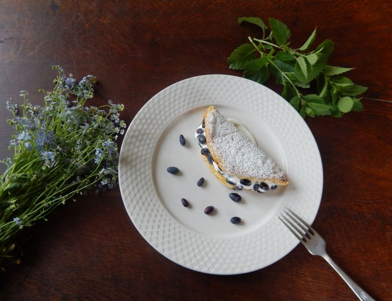 Omlet z jagodą kanczacką Omlet z jagodą kanczacką