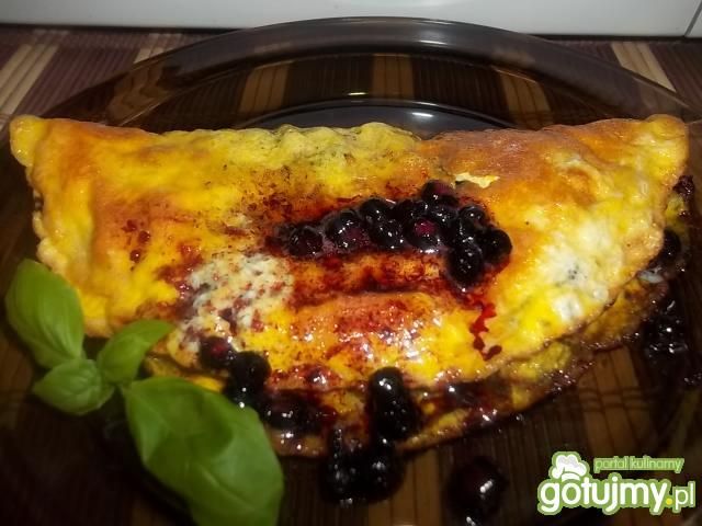 Omlet z jagodami wg Beatris Omlet z jagodami wg Beatris