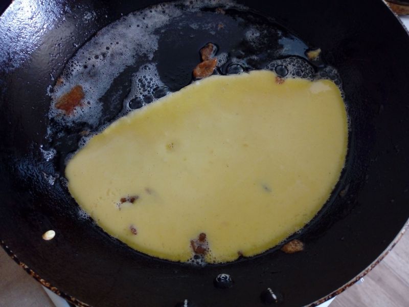 Omlet z jednego jajka