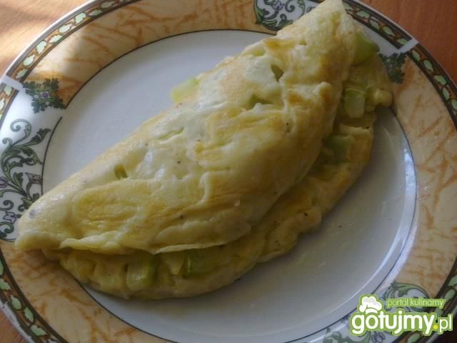 Omlet z kabaczkiem  Omlet z kabaczkiem