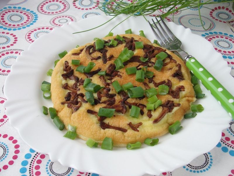 Omlet z kurkami Omlet z kurkami