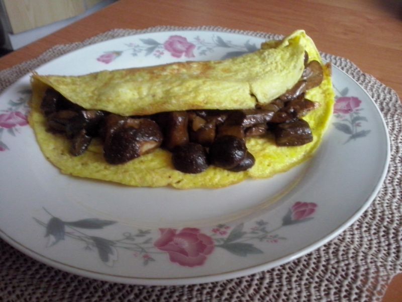 Omlet z leśnymi grzybami Omlet z leśnymi grzybami