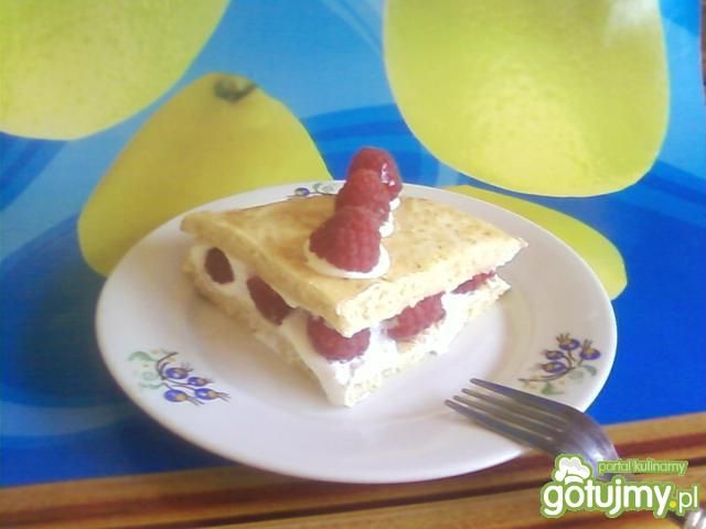 Omlet z malinami. Omlet z malinami.