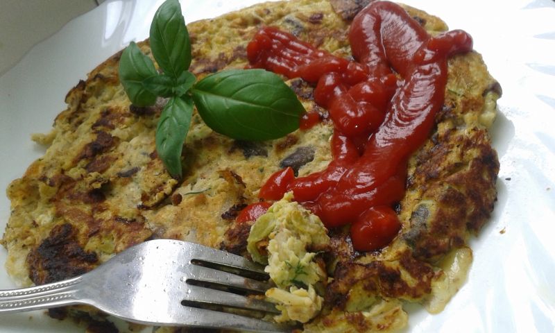 Omlet z młodą kapustą Omlet z młodą kapustą