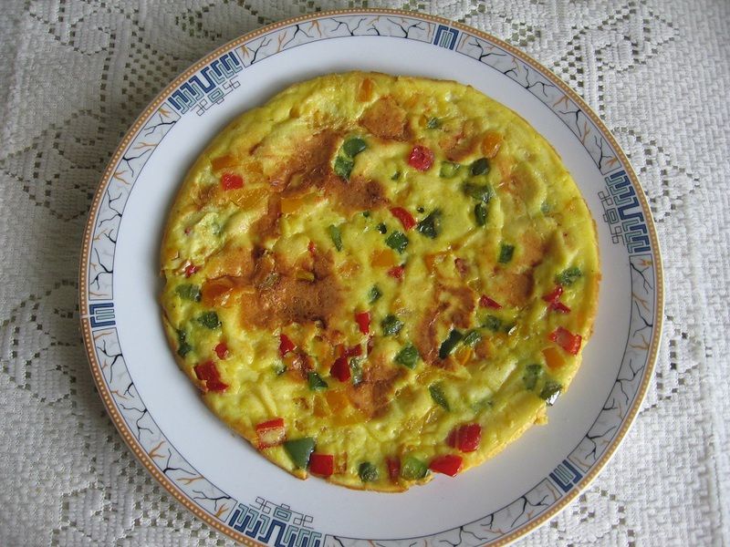 Omlet z papryką Omlet z papryką