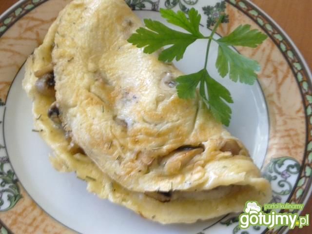 Omlet z pieczarkami  Omlet z pieczarkami