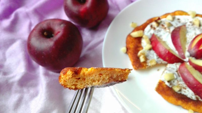 Omlet z pieczonej dyni