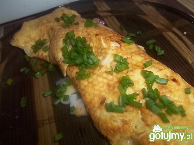 Omlet z serem brie Omlet z serem brie