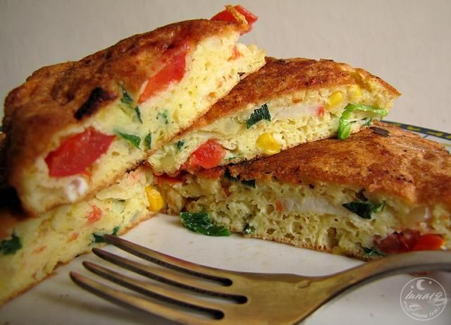 Omlet z surimi Omlet z surimi