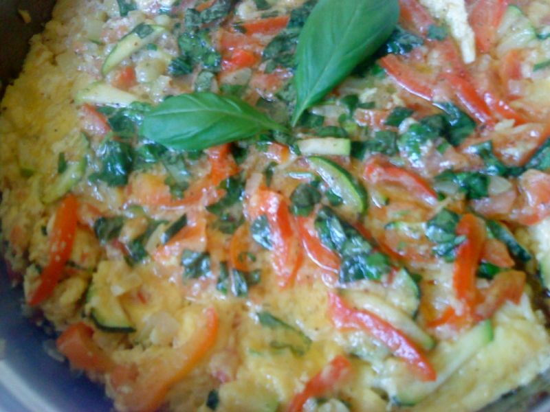 Omlet z warzywami Omlet z warzywami