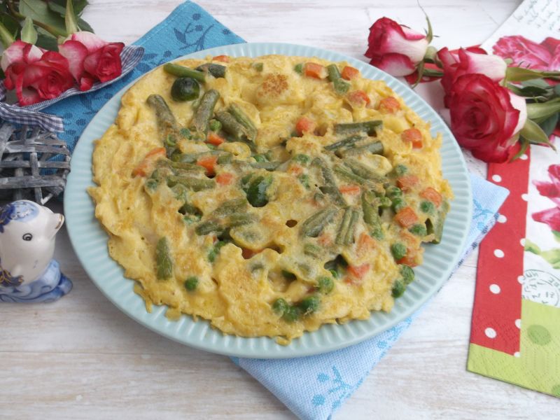 Omlet z warzywami Omlet z warzywami