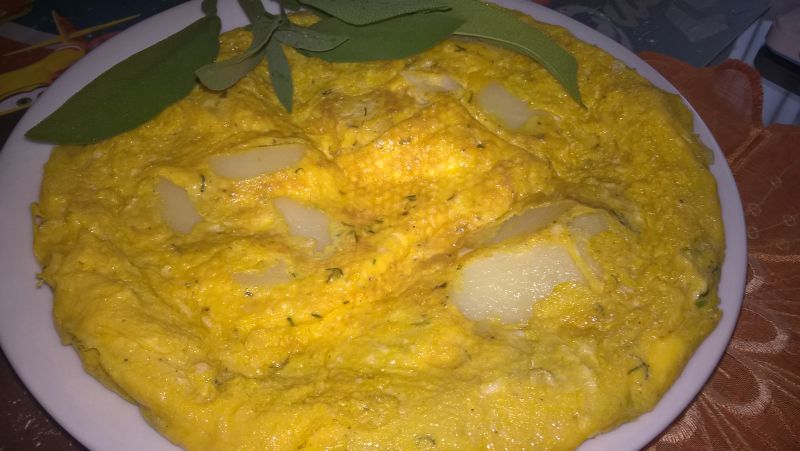 Omlet z ziemniakami Omlet z ziemniakami