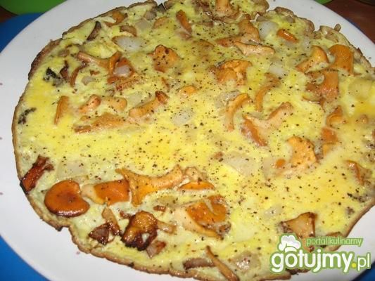omlet ze świeżymi kurkami  omlet ze świeżymi kurkami