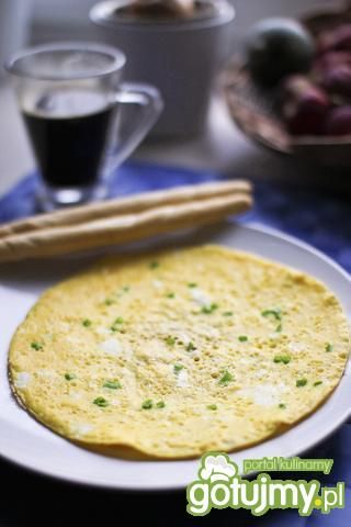 Omlet ze szczypiorem