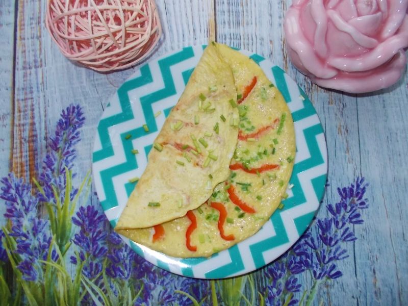 Omlet ze szczypiorkiem