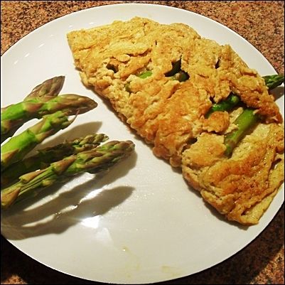 Omlet ze szparagami Omlet ze szparagami