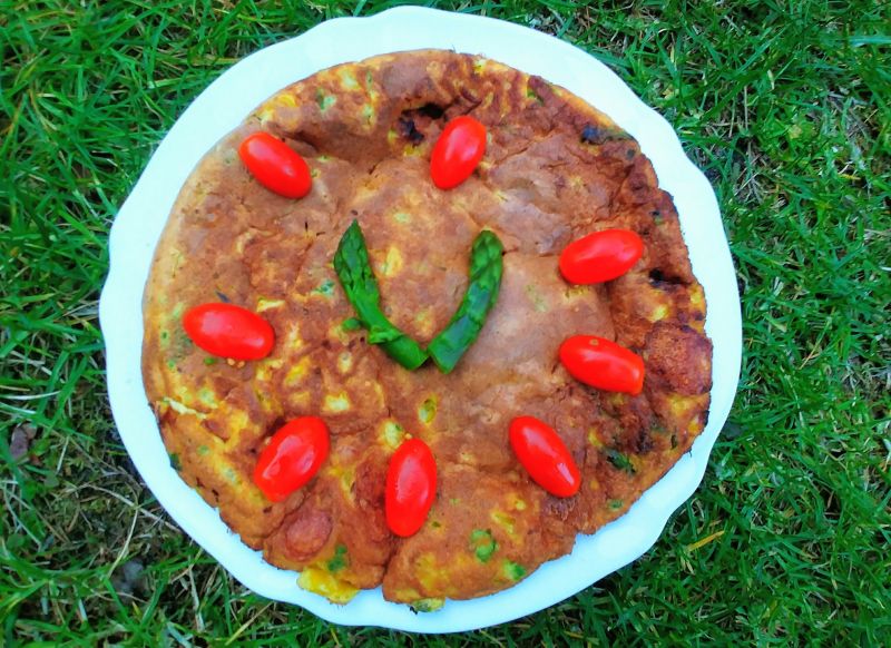 Omlet ze szparagami