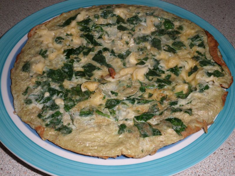 Omlet ze szpinakiem