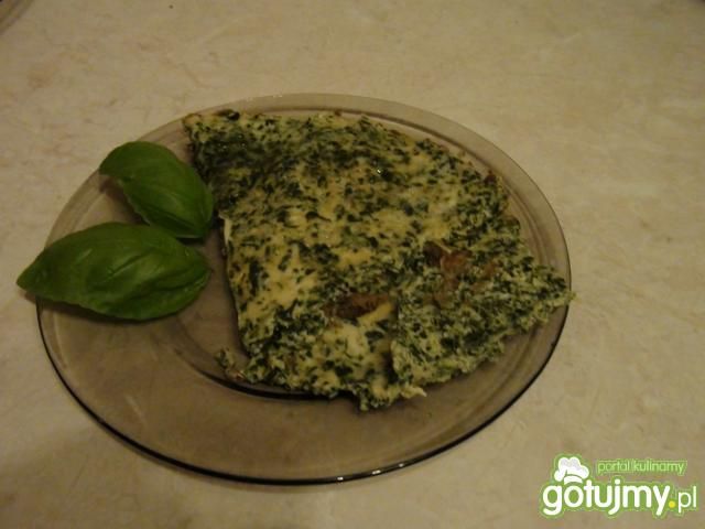 Omlet ze szpinakiem 4 Omlet ze szpinakiem 4