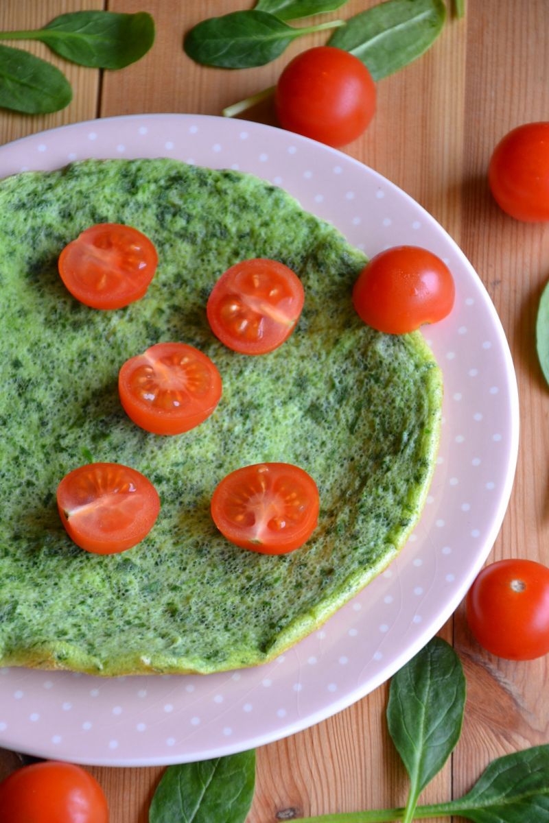 Omlet ze szpinakiem