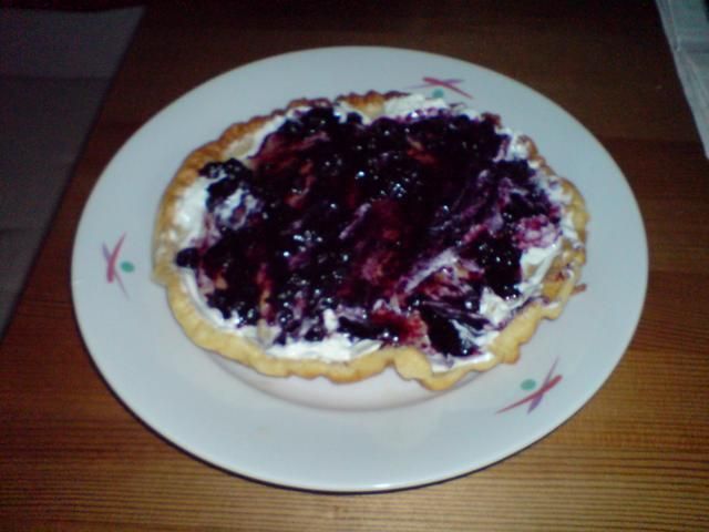 Omleto-placki z serkiem i owocami