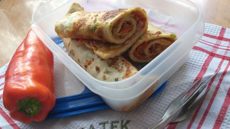 Omlety z nadzieniem pikantnym