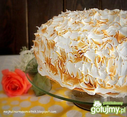 Opalony tort ananasowo-kokosowy