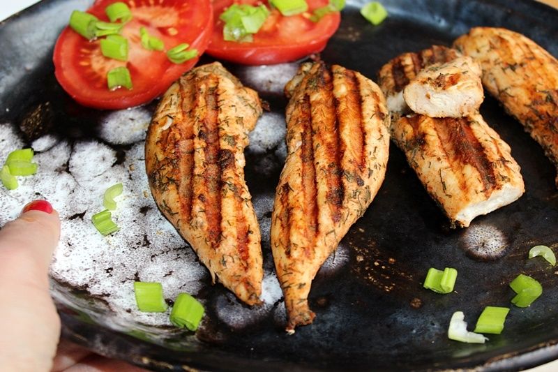 Opiekane polędwiczki z piersi kurczaka Opiekane polędwiczki z piersi kurczaka