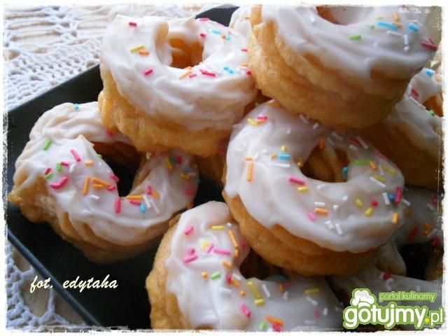 Oponki z ciasta ptysiowego 