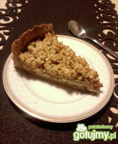 Orkiszowa szarlotka z owsianą kruszonką Orkiszowa szarlotka z owsianą kruszonką