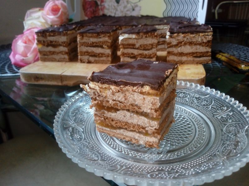 Orzechowa delicja bez pieczenia Orzechowa delicja bez pieczenia