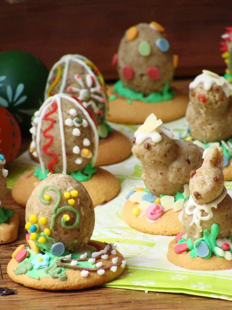 Orzechowe ciasteczka figurki