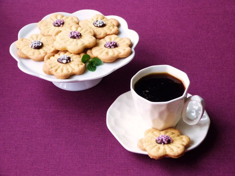 Orzechowe ciasteczka z mąką kukurydzianą