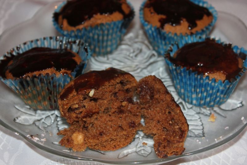 Orzechowe muffinki 