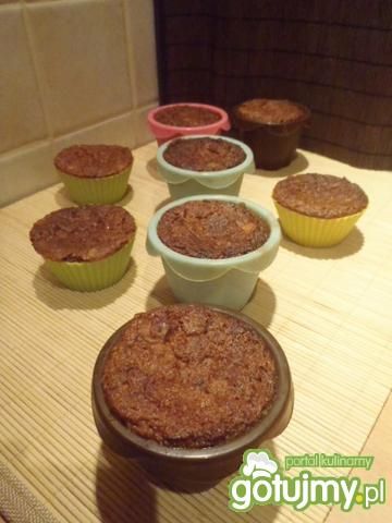 Orzechowe muffinki z fasoli Orzechowe muffinki z fasoli