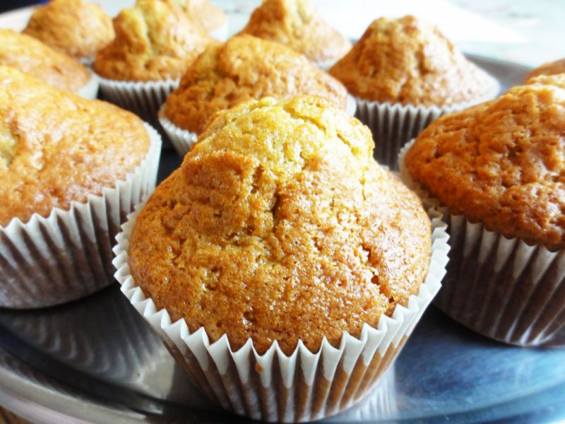 Orzechowo- marchewkowe muffinki