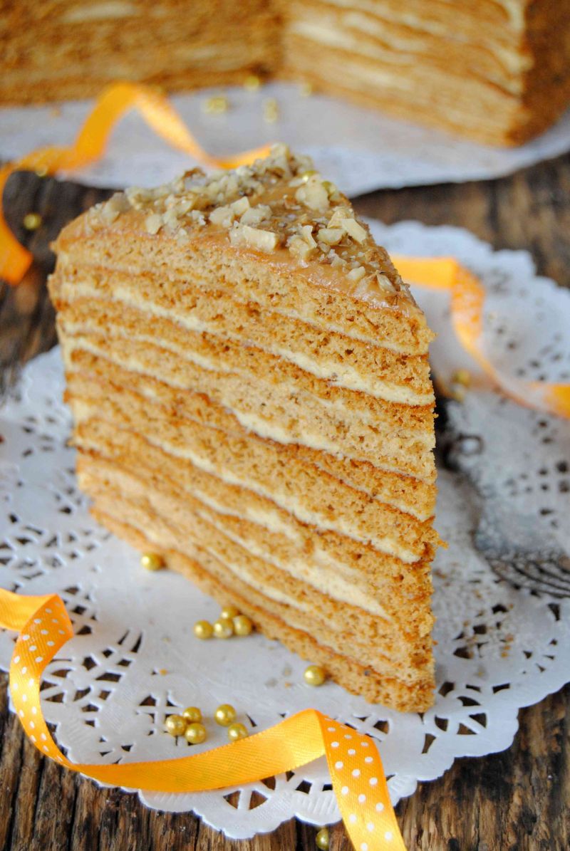 ORZECHOWO- MIODOWY TORT ORZECHOWO- MIODOWY TORT