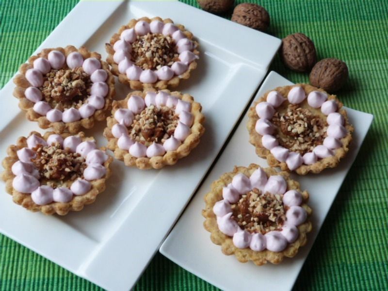 Orzechowo-pomarańczowe tartaletki 