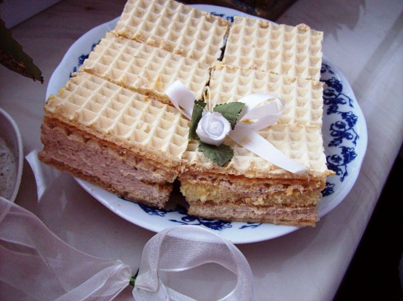 Orzechowy wafel