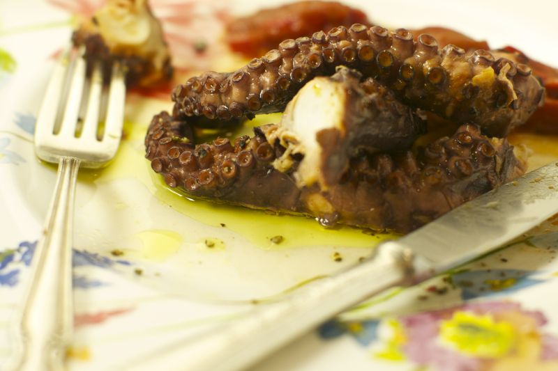 Ośmiornica z papryką