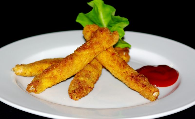 Ostre paluszki drobiowe