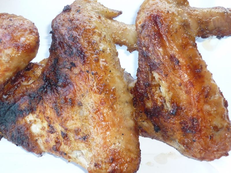 Ostre skrzydełka z grilla Ostre skrzydełka z grilla