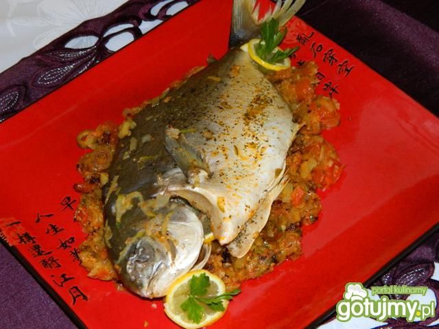 Ostrobok w warzywach Ostrobok w warzywach