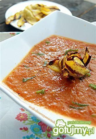 Ostry krem z dyni i pieczonej papryki Ostry krem z dyni i pieczonej papryki