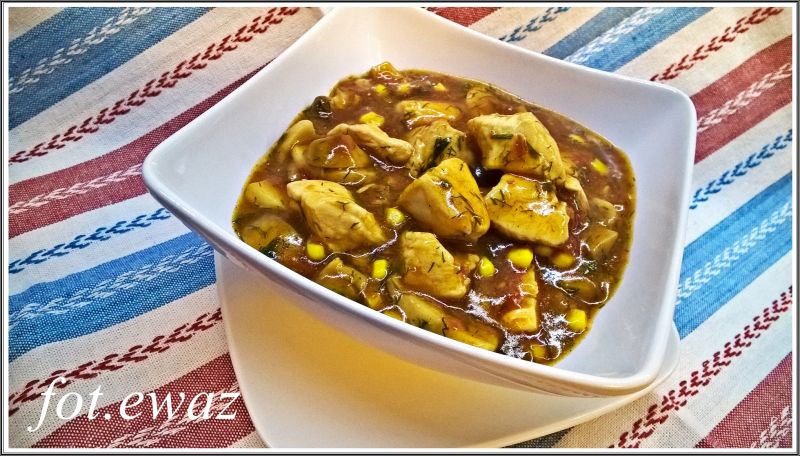 Ostry kurczak do ryżu Ostry kurczak do ryżu