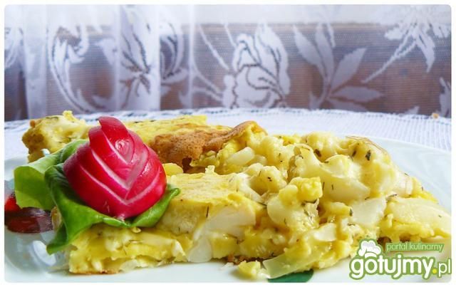 Oszukana tarta kalafiorowo - serowa Oszukana tarta kalafiorowo - serowa